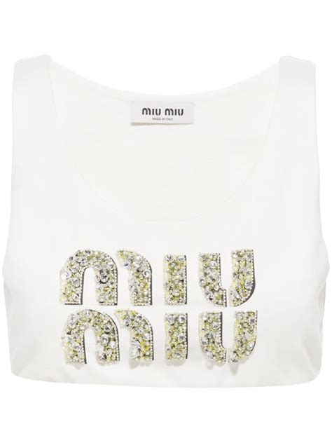 Miu miu DH gate cropped white button down S nwt xs .